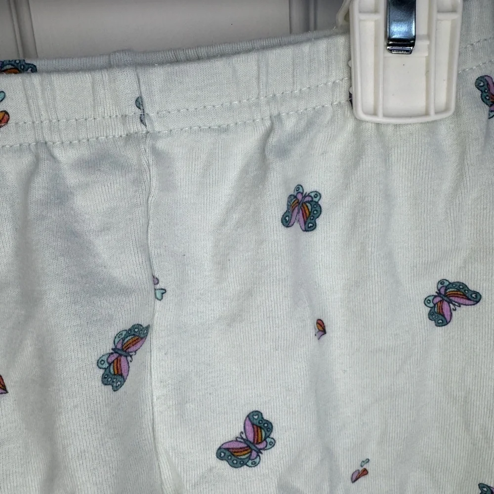 Carter’s 2T Girls Blue Butterfly Pajama Bottoms Shorts